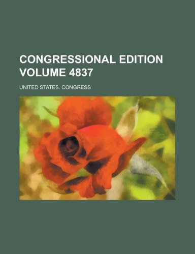 Congressional edition Volume 4837 (9781234532727) by Surgeon General's Workshop On United States Congress