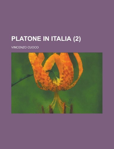 9781234539894: Platone in Italia (2)