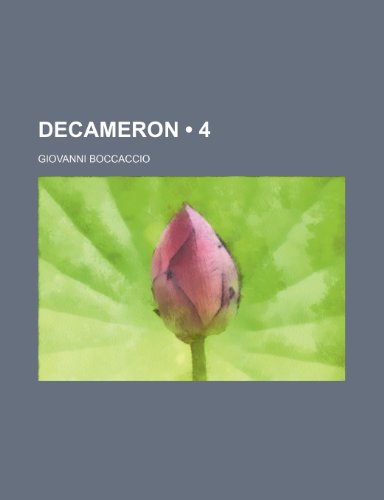 Decameron (4) (9781234895099) by Boccaccio, Giovanni