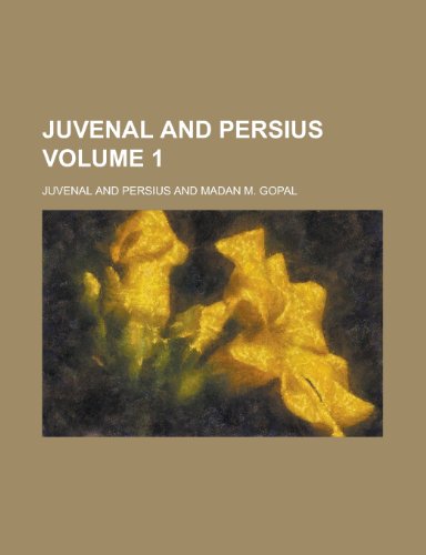 Juvenal and Persius Volume 1 (9781234896423) by [???]