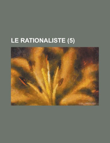 Le Rationaliste (5) (9781234921163) by [???]