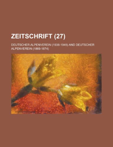 Zeitschrift (27 ) (9781234928223) by [???]