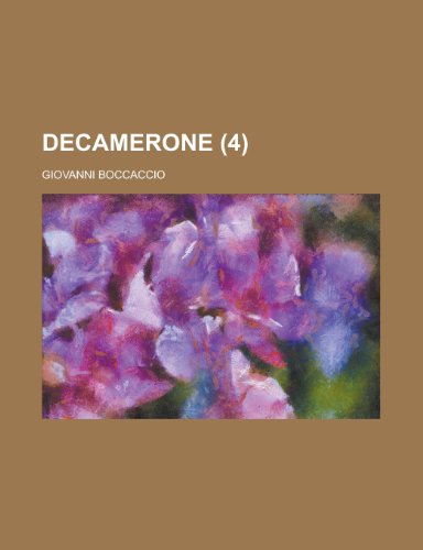 Decamerone (4) (9781234934255) by Boccaccio, Giovanni. -
