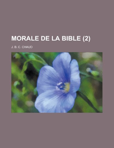 Stock-Bild f�r Morale de La Bible (2)