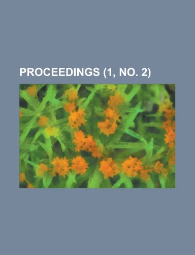 9781234945688: Proceedings (1, no. 2)