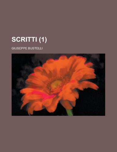 Scritti (1) (9781234972202) by [???]