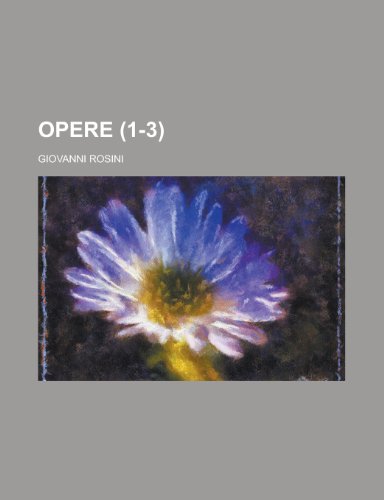 Opere (1-3) (9781235079795) by [???]