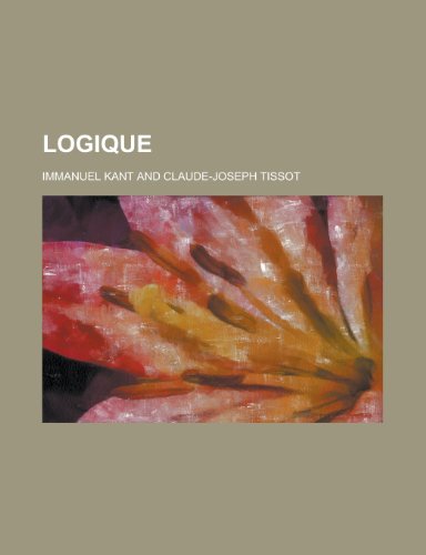 Logique (9781235080203) by Kant, Immanuel