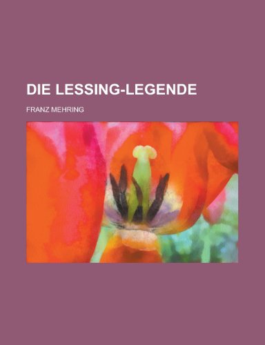 9781235096129: Die Lessing-Legende