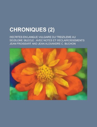 Chroniques (2 ) (9781235104954) by [???]