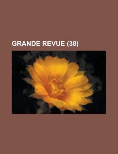 Grande Revue (38) (9781235159053) by Groupe, Livres