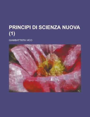 9781235161889: Principi Di Scienza Nuova (1)
