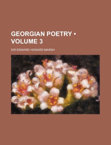 Imagen de archivo de Georgian Poetry (Volume 3) a la venta por Dunaway Books