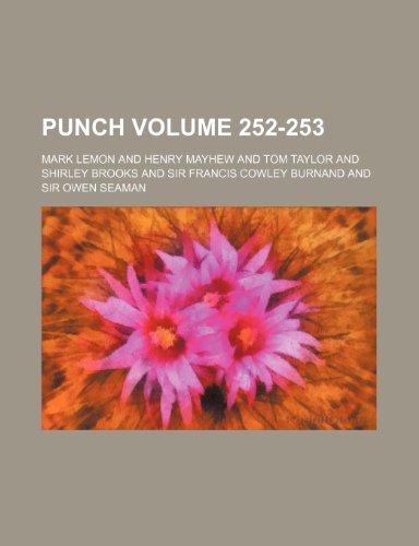 Punch Volume 252-253 (9781235895951) by Mark Lemon