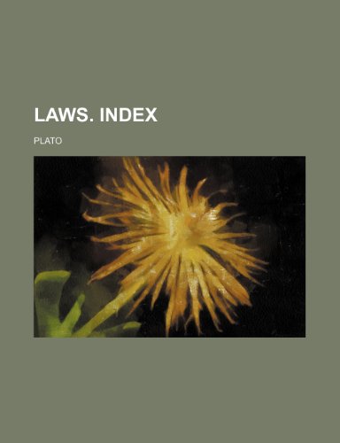 Laws. Index (9781235915994) by Plato