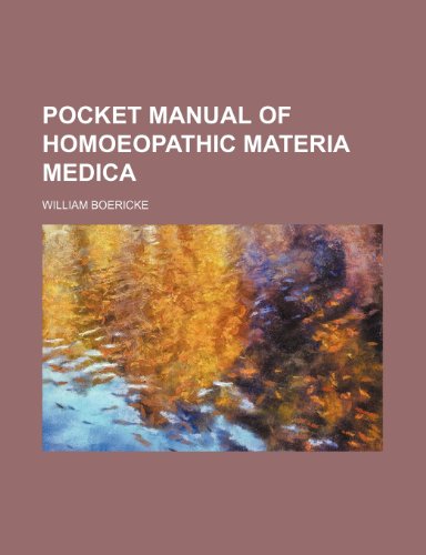 9781236047656: Pocket manual of homoeopathic materia medica