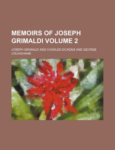 Imagen de stock para Memoirs of Joseph Grimaldi Volume 2