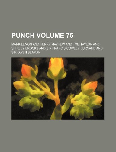 Punch Volume 75 (9781236329523) by Lemon, Mark