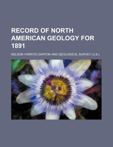 9781236398864: Record of North American Geology for 1891