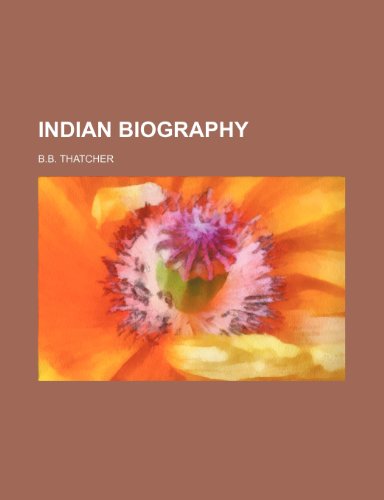 Stock image for Indian Biography for sale by Half Price Books Inc.