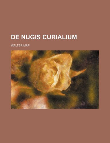 9781236507075: de Nugis Curialium