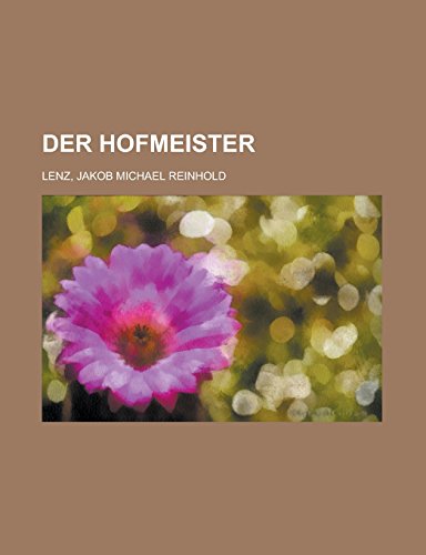 9781236699503: Der Hofmeister