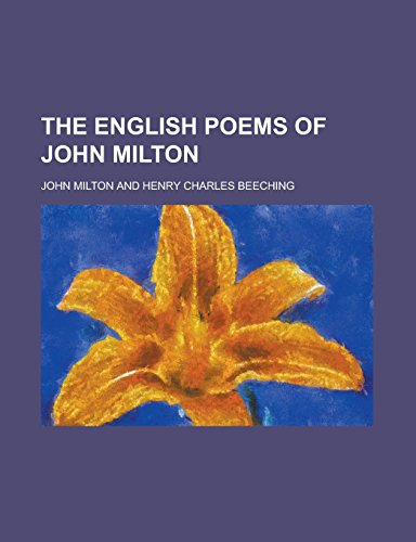 Beispielbild fr The English Poems of John Milton zum Verkauf von Gabis Bcherlager