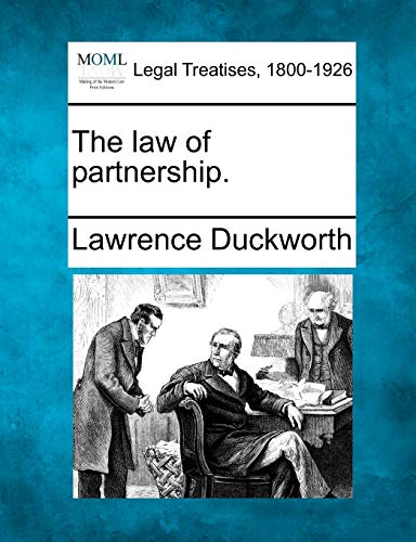 Imagen de archivo de The Law of Partnership. a la venta por Lucky's Textbooks