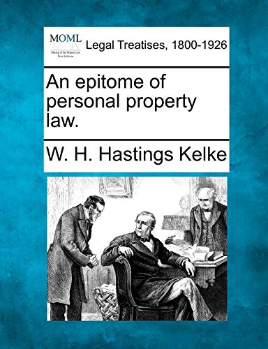 Stock image for An Epitome of Personal Property Law. for sale by Lucky's Textbooks