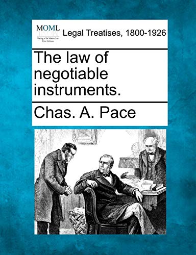 Beispielbild fr The Law of Negotiable Instruments. zum Verkauf von Lucky's Textbooks