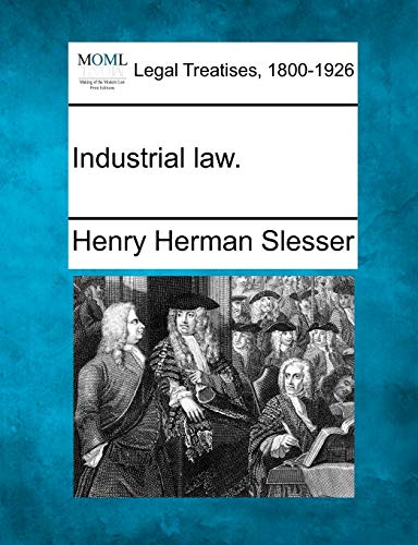 Stock image for Industrial law. for sale by Lucky's Textbooks