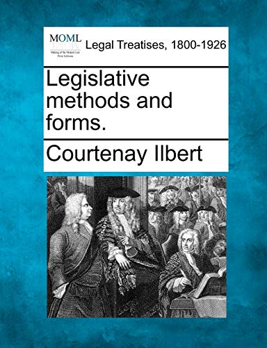 Imagen de archivo de Legislative methods and forms. a la venta por Bahamut Media