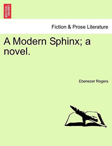 Stock image for A Modern Sphinx a novel Vol II for sale by PBShop.store US
