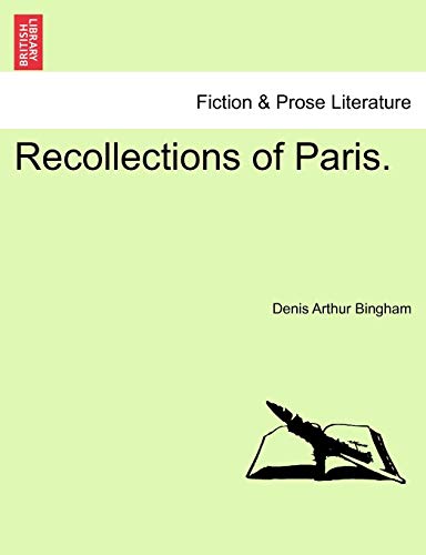 Stock image for Recollections of Paris. for sale by Ebooksweb