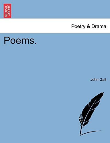 Poems. (9781241017439) by Galt, John