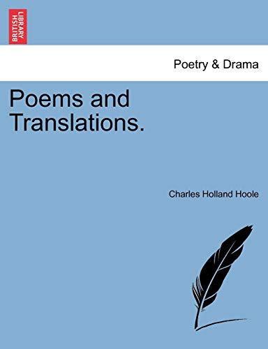 Beispielbild fr Poems and Translations. zum Verkauf von Lucky's Textbooks