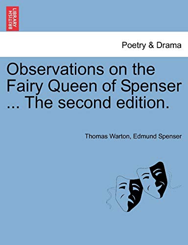 Stock image for Observations on the Fairy Queen of Spenser . The second edition, vol. I for sale by Lucky's Textbooks