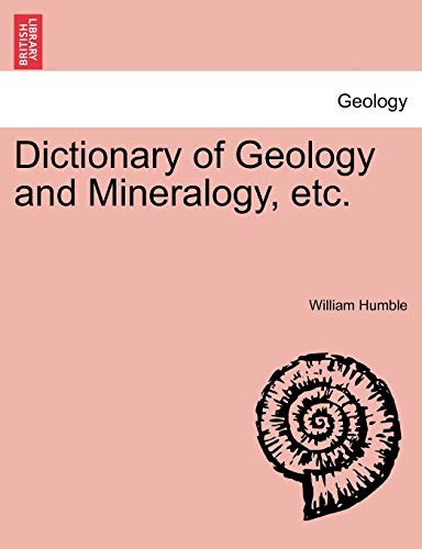 Beispielbild fr Dictionary of Geology and Mineralogy, etc. zum Verkauf von Books From California