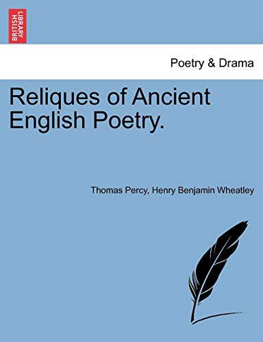 Beispielbild fr Reliques of Ancient English Poetry. Vol. III. zum Verkauf von Lucky's Textbooks