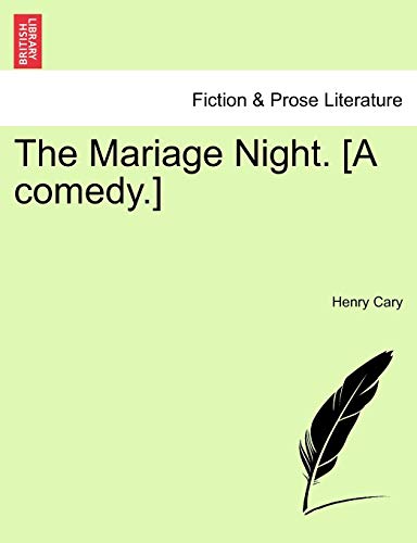Beispielbild fr The Mariage Night. [A comedy.] zum Verkauf von Chiron Media