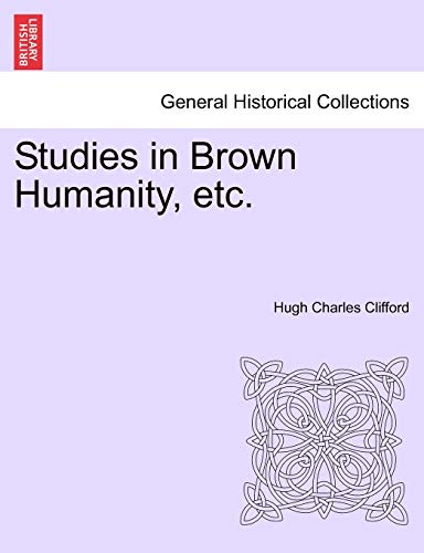 Beispielbild fr Studies in Brown Humanity, Etc. zum Verkauf von Ebooksweb
