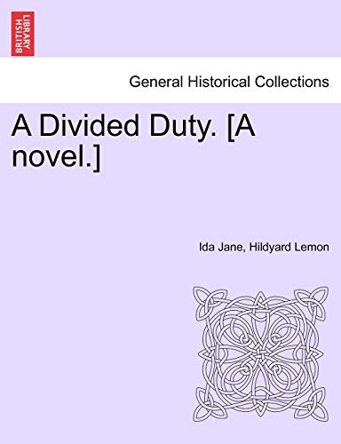 Imagen de archivo de A Divided Duty A novel a la venta por PBShop.store US