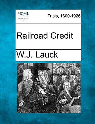 Imagen de archivo de Railroad Credit a la venta por Ebooksweb