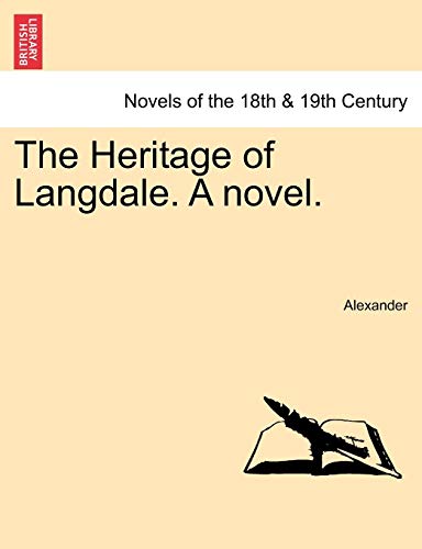 Beispielbild fr The Heritage of Langdale. a Novel. zum Verkauf von Lucky's Textbooks