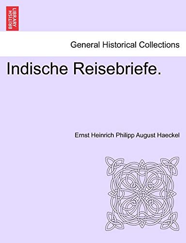 Stock image for Indische Reisebriefe. (Dutch and English Edition) for sale by Lucky's Textbooks