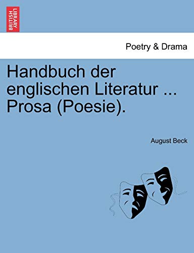 9781241238520: Handbuch der englischen Literatur ... Prosa (Poesie).