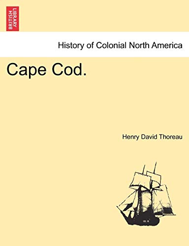 Cape Cod. (9781241333485) by Thoreau, Henry David