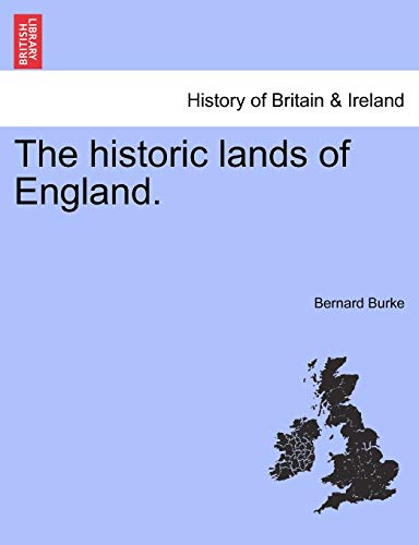 Stock image for The historic lands of England for sale by PBShop.store US