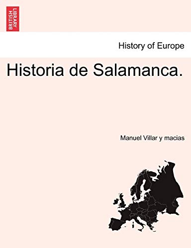 Beispielbild fr Historia de Salamanca. zum Verkauf von Reuseabook