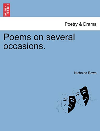 9781241535568: Poems on several occasions.